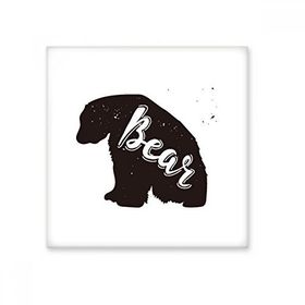Dıythinker Kutup Ayısı ve Beyaz Hayvan Seramik Biski Fayans 10x10 cm Seramik Karo