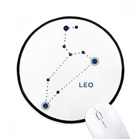 Dıythinker Leo Takımyıldızı Burcu Burç Yuvarlak Kaymaz Mouse Pad