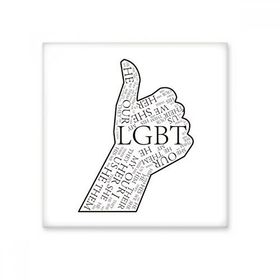 Dıythinker LGBT Gökkuşağı Bayrağı Harika 15x15 cm Seramik Karo