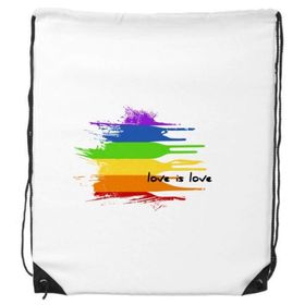 Dıythinker Liebe ist Liebe LGBT Gökkuşağı Renklerine Sahip Sırt Çantası