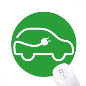 Dıythinker Line Plug Enerji Araçları Çevreyi Korur Baskılı Yuvarlak Kaymaz Kauçuk Mouse Pad