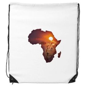 Dıythinker Lion Prairie Afrika Kıtasındaki İsim Kartı Sırt Çantası