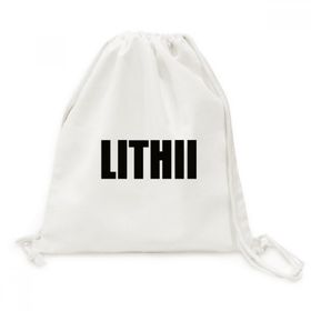Dıythinker Lithii Element Adı Kimya Kanvas İpli Sırt Çantası