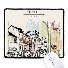 Dıythinker Little Inns in Lijiang of China Kaymaz Siyah Başlıklı Kenarlar Mouse Pad