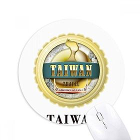 Dıythinker Logo Tayvan Dragon Boat Yarış Baskılı Yuvarlak Kaymaz Kauçuk Mouse Pad