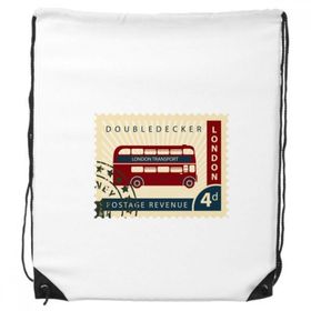Dıythinker London Doubledecker Damga İngiltere Birleşik Krallık İpli Sırt Çantası