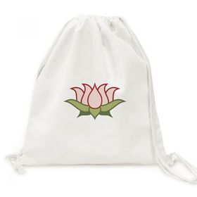 Dıythinker Lotus Budizm Çin Desenli Kanvas İpli Sırt Çantası