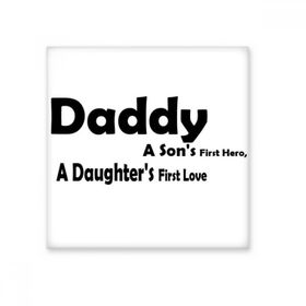 Dıythinker Love Hero Daddy Festival Alıntı 10x10 cm Seramik Karo