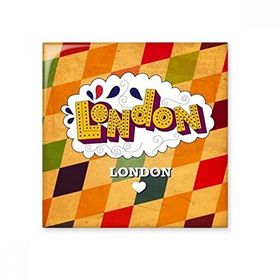 Dıythinker Love London Britain İngiltere Kafes 15x15 cm Seramik Karo