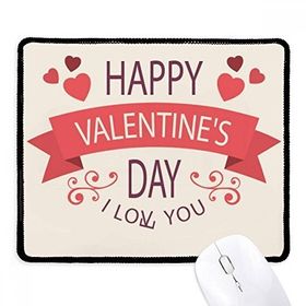 Dıythinker Love You Mutlu Sevgililer Günü Kaymaz Mouse Pad