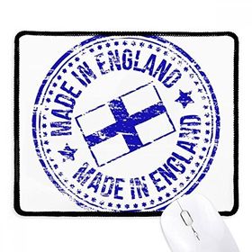 Dıythinker Made in UK England Landmark Bayrak Kaymaz Siyah Başlıklı Kenarlar Mouse Pad
