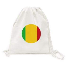 DIYThinker Mali Afrika Ulusal Amblem Tuval İpli Sırt Çantası