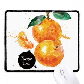 Dıythinker Mandalina Meyvesi Lezzetli Sağlıklı Suluboya Kaymaz Siyah Başlıklı Kenarlar Mouse Pad