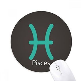 Dıythinker Mart Balık Takımyıldızı Desenli Baskılı Yuvarlak Kaymaz Kauçuk Mouse Pad
