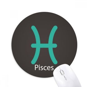 Dıythinker Mart Balık Takımyıldızı Desenli Baskılı Yuvarlak Kaymaz Kauçuk Mouse Pad