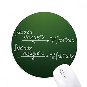 Dıythinker Matematik Kowledge Cosine Integral Formula Baskılı Yuvarlak Kaymaz Kauçuk Mouse Pad
