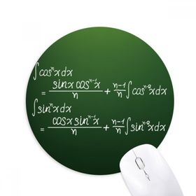 Dıythinker Matematik Kowledge Cosine Integral Formula Baskılı Yuvarlak Kaymaz Kauçuk Mouse Pad