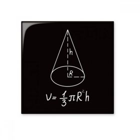 Dıythinker Matematik Kowledge Dairesel Koni Hacimli Seramik Biske Fayans 20x20 cm Seramik Karo