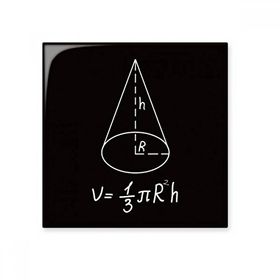 Dıythinker Matematik Kowledge Dairesel Koni Hacimli Seramik Biske Fayans 20x20 cm Seramik Karo