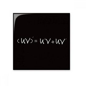 Dıythinker Matematik Kowledge Türevi Formül 20x20 cm Seramik Karo