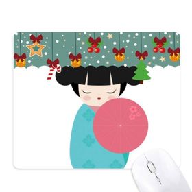 Dıythinker Mavi Kimono Sakura Japonya Bebek Mouse Pad