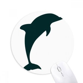 Dıythinker Mavi Okyanus Dosyası Dostu Yunus Baskılı Yuvarlak Kaymaz Kauçuk Mouse Pad