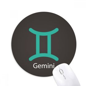 Dıythinker May June İkizler Takımyıldızı Baskılı Yuvarlak Kaymaz Kauçuk Mouse Pad