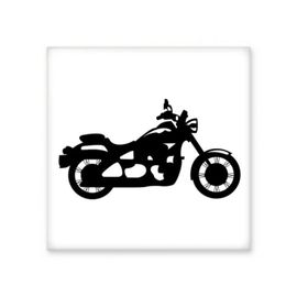 Dıythinker Mekanik Motosiklet Siyah Desen Parlak 10x10 cm Seramik Karo