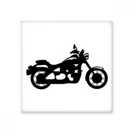 Dıythinker Mekanik Motosiklet Siyah Desen Parlak 10x10 cm Seramik Karo