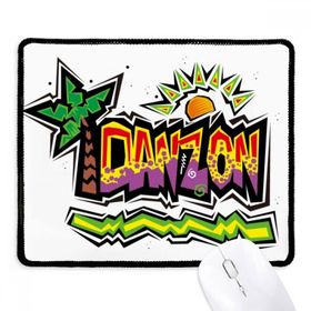 Dıythinker Meksika Kültürü Elment Pembe Danzon Slogan Kaymaz Siyah Başlıklı Kenarlar Mouse Pad