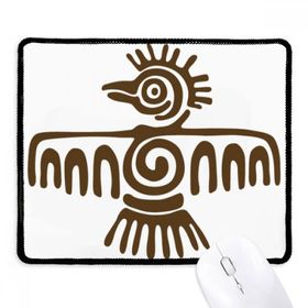 Dıythinker Meksika Totems Kel Kartal Antik Uygarlık Kaymaz Siyah Başlıklı Kenarlar Mouse Pad