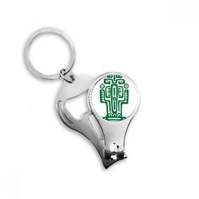 Dıythinker Meksika Totems Meksika Antik Uygarlık Çöl Kaktüs Anahtarlık