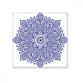 Dıythinker Menekşe Dekoratif Klasik Çiçek Desenli 15x15 cm Seramik Karo