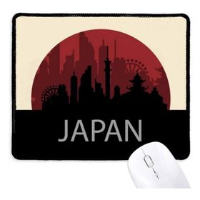 Dıythinker Mimari Dönüm Noktası Siluet Japonya Kaymaz Mouse Pad