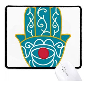 Dıythinker Mısır Desen El Kırmızı Göz Sanatı Desen Kaymaz Mousepad Oyunu Ofis Siyah Titched Kenarları Hediye