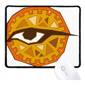 Dıythinker Mısır Göz Totem Soyut Desen Kaymaz Mousepad Oyunu Ofis Siyah Titched Kenarları Hediye
