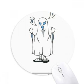 Dıythinker Mısır Mumya Cadılar Bayramı Specter Horus Baskılı Yuvarlak Kaymaz Kauçuk Mouse Pad