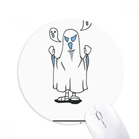 Dıythinker Mısır Mumya Cadılar Bayramı Specter Horus Baskılı Yuvarlak Kaymaz Kauçuk Mouse Pad
