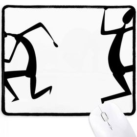 Dıythinker Mısır Soyut Totem Fresk Komik Kaymaz Mouse Pad