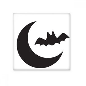 Dıythinker Moon Bat Happy Fear Cadılar Bayramı 20x20 cm Seramik Karo