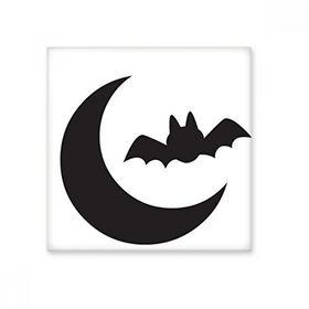 Dıythinker Moon Bat Happy Fear Cadılar Bayramı 20x20 cm Seramik Karo