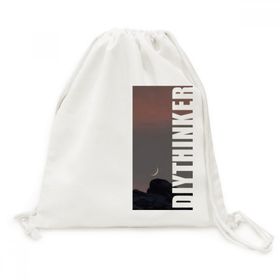 Dıythinker Moon Mountain Sky Kanvas İpli Sırt Çantası