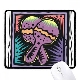 Dıythinker Mor Raket Meksika Kültürü Elemanı Oyma Kaymaz Siyah Başlıklı Kenarlar Mouse Pad