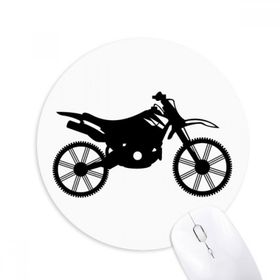 Dıythinker Motosiklet Mekanik İllüstrasyon Desen Baskılı Yuvarlak Kaymaz Kauçuk Mouse Pad