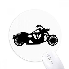 Dıythinker Motosiklet Mekanik Siluet Desenli Baskılı Yuvarlak Kaymaz Kauçuk Mouse Pad