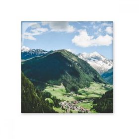 Dıythinker Mountain City Bulutlar Mavi Gökyüzü 20x20 cm Seramik Karo