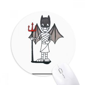 Dıythinker Mumya Cadılar Bayramı Şeytan Yarasa Horus Baskılı Yuvarlak Kaymaz Kauçuk Mouse Pad