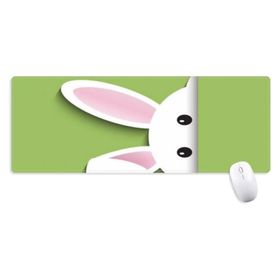 Dıythinker Mutlu Paskalya Hıristiyanlık Tavşan Kaymaz Mousepad Genişletilmiş Oyun Ofis Titched Kenarları Bilgisayar Mat Hediye