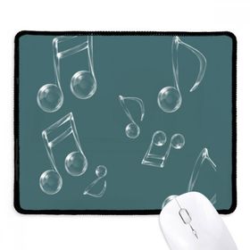 Dıythinker Müzik Notasyonu Kabarcık Kombinasyon Desen Kaymaz Siyah Başlıklı Kenarlar Mouse Pad