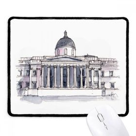 Dıythinker National Gallery in London Kaymaz Siyah Başlıklı Kenarlar Mouse Pad